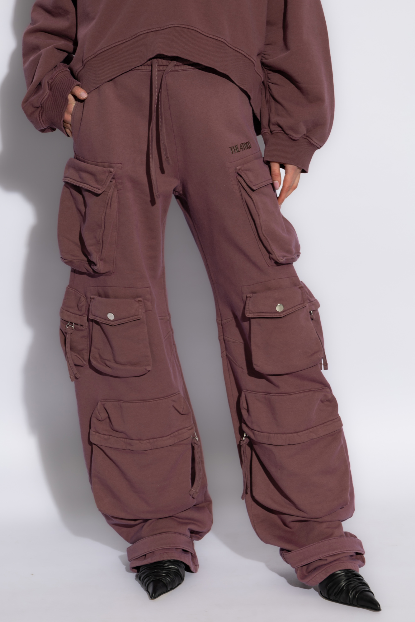 THE ATTICO 251WKE00027LBT070AA233 関税送料込 The Attico Denim Cargo Pants | Saks Fifth Avenue